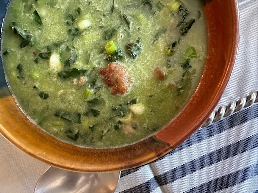 Portuguese Caldo Verde (adapted from The Soupmaker’s Kitchen by Aliza Green)