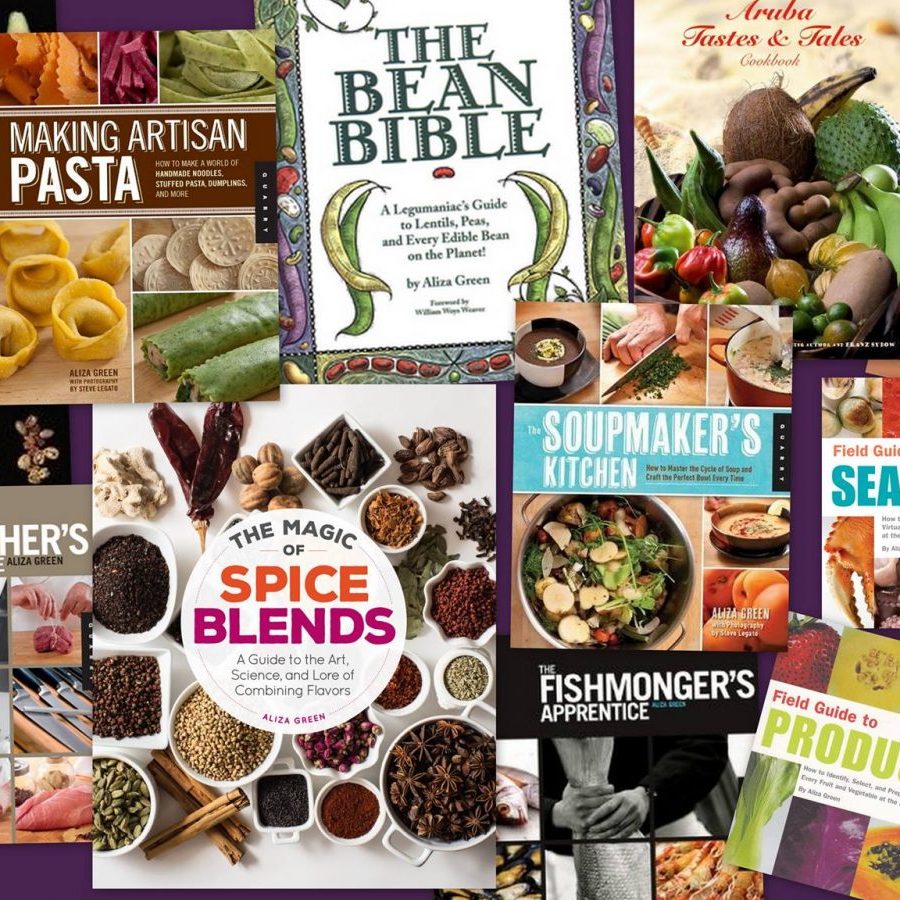 AMG Cookbooks Collage with Spice Blends